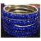 Three Line Stoned Studded Lac Bangles